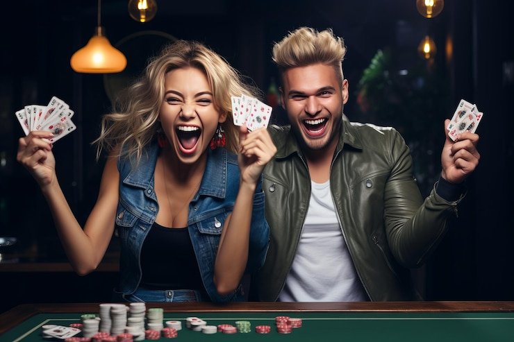 Meja Caribbean Stud Poker live dealer di idn789